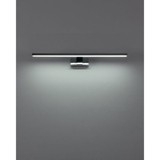 Eglo conettilla applique per specchio led 10w cct 3000k 6500k 60cm ip44 per bagno moderna cromo
