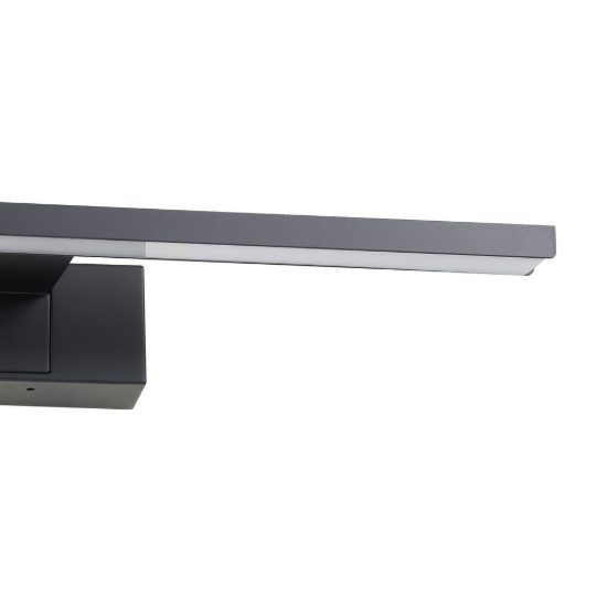 Eglo conettilla applique per specchio led 7w cct 3000k 6500k 40cm ip44 per bagno moderna nera