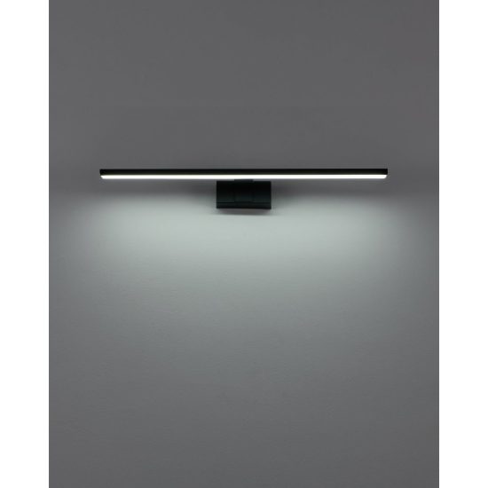 Eglo conettilla applique per specchio led 10w cct 3000k 6500k 60cm ip44 per bagno moderna nera