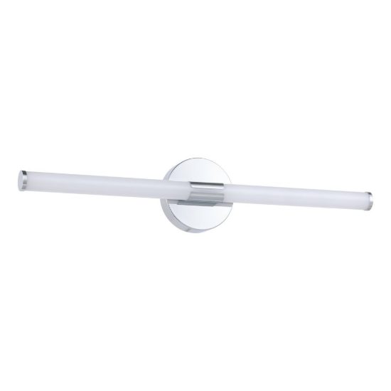 Eglo ramola applique per specchio led 11w cct 3000k 6500k 60cm ip44 per bagno moderna cromo