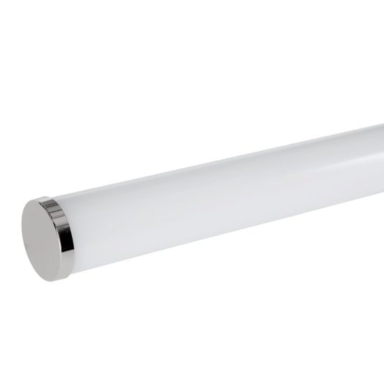 Eglo ramola applique per specchio led 11w cct 3000k 6500k 60cm ip44 per bagno moderna cromo