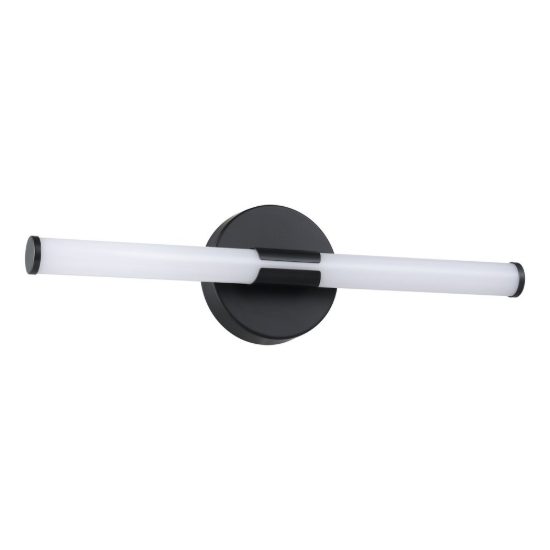 Eglo ramola applique per specchio led 7,5w cct 3000k 6500k 45cm ip44 per bagno moderna nera