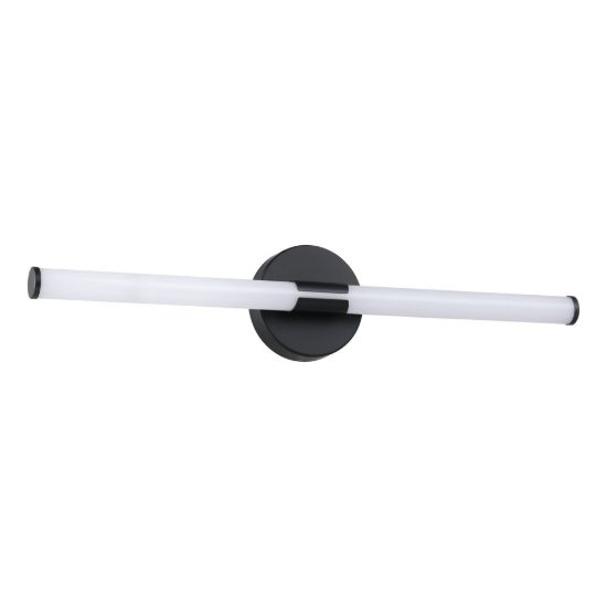 Eglo ramola applique per specchio led 11w cct 3000k 6500k 60cm ip44 per bagno moderna nera