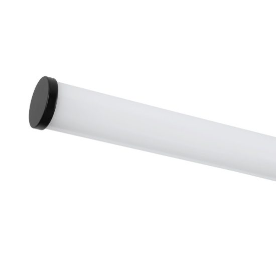 Eglo ramola applique per specchio led 11w cct 3000k 6500k 60cm ip44 per bagno moderna nera
