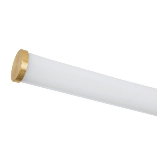 Eglo ramola applique per specchio led 11w cct 3000k 6500k 60cm ip44 per bagno moderna ottone