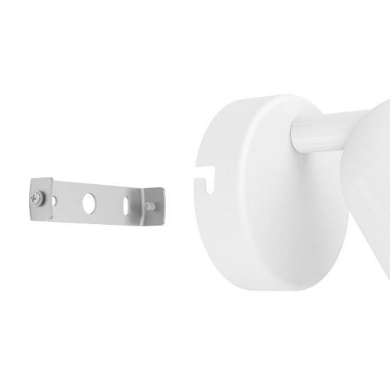 Eglo camaldoli applique con faretto gu10 orientabile 8,5cm per camera da letto moderna bianca