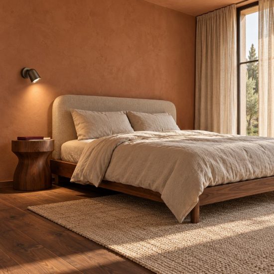 Eglo camaldoli applique con faretto gu10 orientabile 8,5cm per camera da letto moderna bronzo scuro