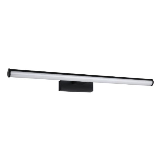 Eglo vadumi applique per specchio led 11w 4000k 60cm ip44 per bagno moderna nera