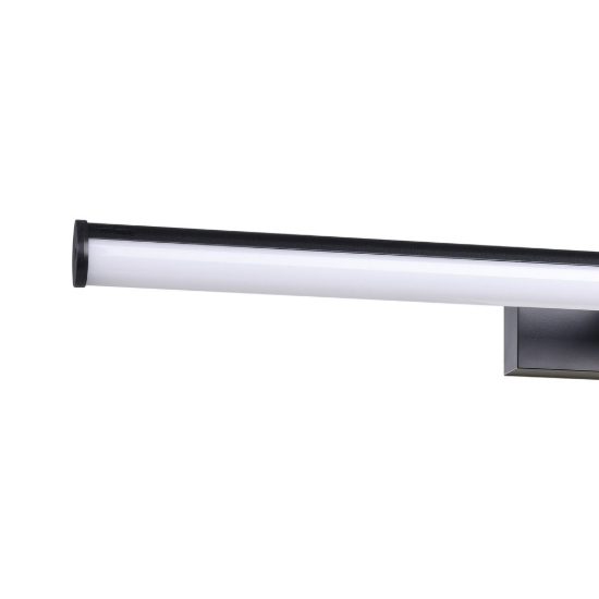 Eglo vadumi applique per specchio led 11w 4000k 60cm ip44 per bagno moderna nera
