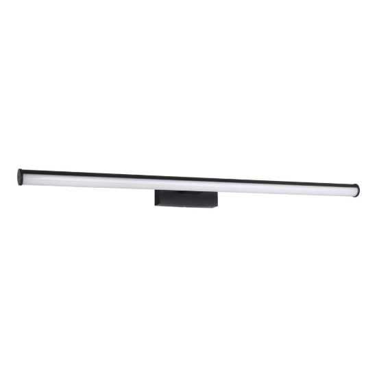 Eglo vadumi applique per specchio led 14w 4000k 78cm ip44 per bagno moderna nera