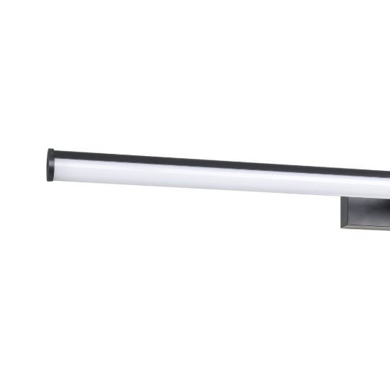 Eglo vadumi applique per specchio led 14w 4000k 78cm ip44 per bagno moderna nera