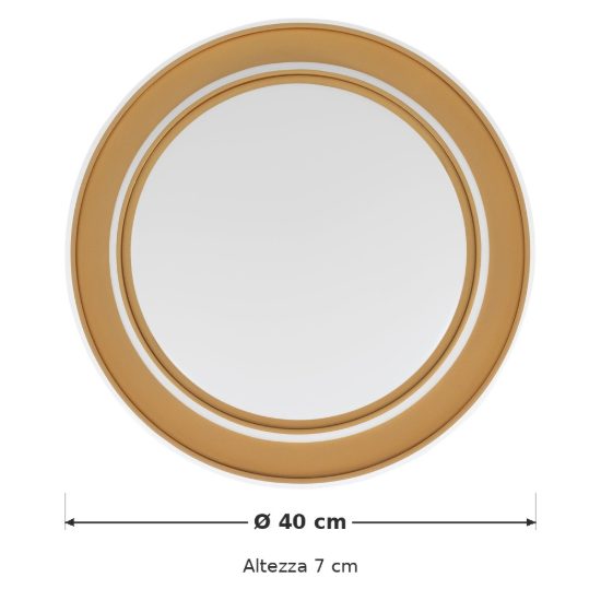 Eglo moschetta plafoniera led 24w cct 2700k 6500k 40cm per soggiorno moderna oro