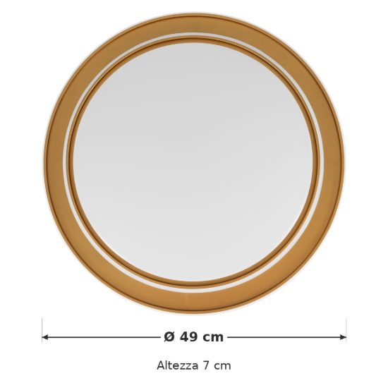 Eglo moschetta plafoniera led 36w cct 2700k 6500k 49cm per sala da pranzo moderna oro