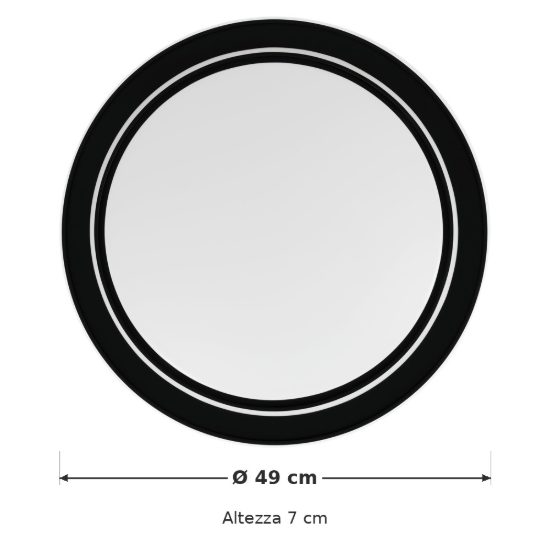 Eglo moschetta plafoniera led 36w cct 2700k 6500k 49cm per sala da pranzo moderna nera
