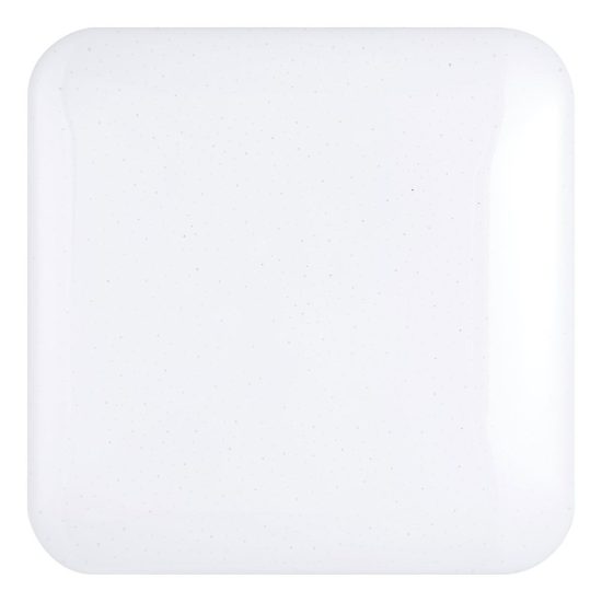 Eglo frania plafoniera led 18w cct 3000k 6000k 33cm ip44 per bagno moderna bianca effetto cristallo