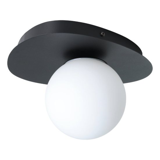 Eglo castrovido applique g9 led 4,2w 3000k 23,5cm ip44 per bagno moderna nera