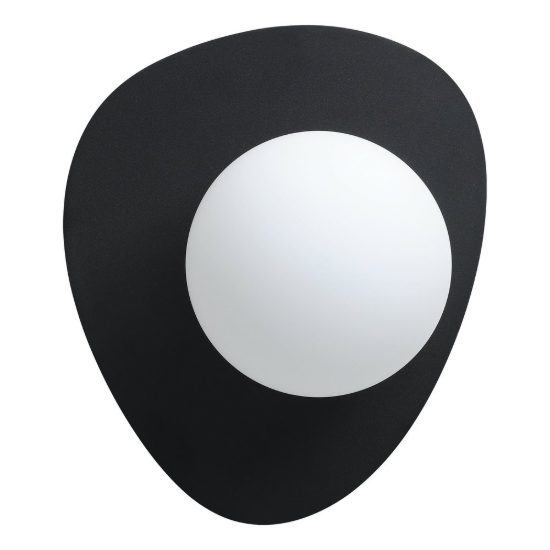 Eglo castrovido applique g9 led 4,2w 3000k 23,5cm ip44 per bagno moderna nera