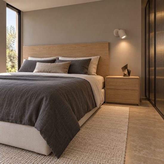 Eglo camaldoli applique con faretto gu10 orientabile 8,5cm per camera da letto moderna sabbia