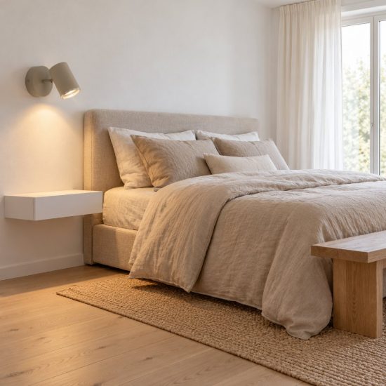 Eglo consuma 1 applique con faretto gu10 orientabile 11cm ip44 per camera da letto moderna sabbia