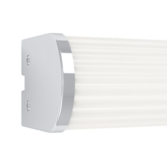 Eglo patrovaro applique per specchio led 20w cct 2700k 6500k 60cm ip44 per bagno moderna cromo