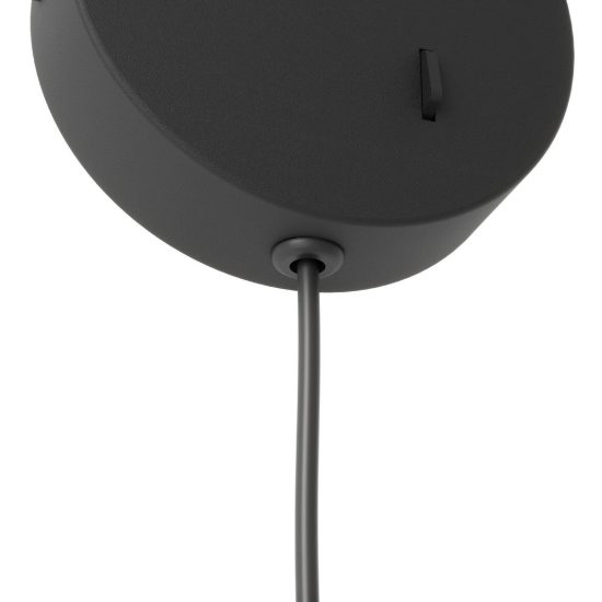 Eglo valproto applique con faretto led 5w cct 2700k 6500k orientabile 11cm per camera da letto moderna nera