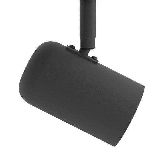Eglo montemurro plafoniera con 2 faretti led 9,4w cct 2700k 6500k orientabili 32cm per ingresso moderna nera