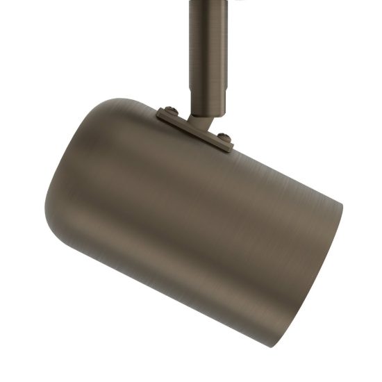 Eglo montemurro plafoniera con 2 faretti led 8,4w cct 2700k 6500k orientabili 32cm per corridoio moderna bronzo scuro