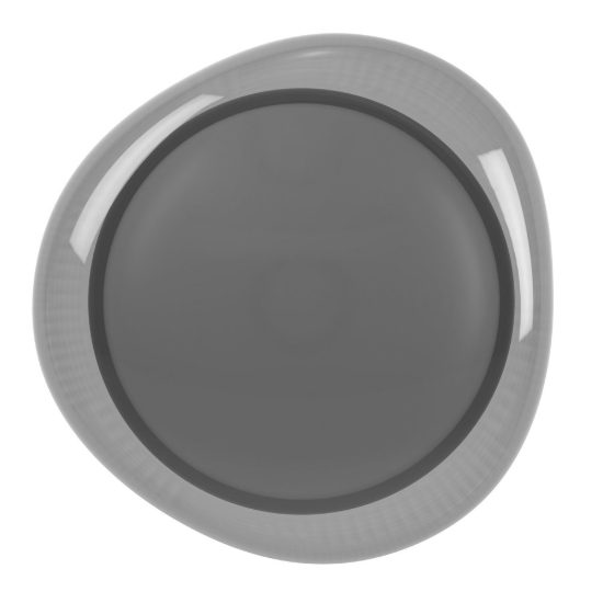 Eglo conistarino plafoniera led 12w cct 2700k 6500k 30cm per cucina moderna bianca e grigio fumé