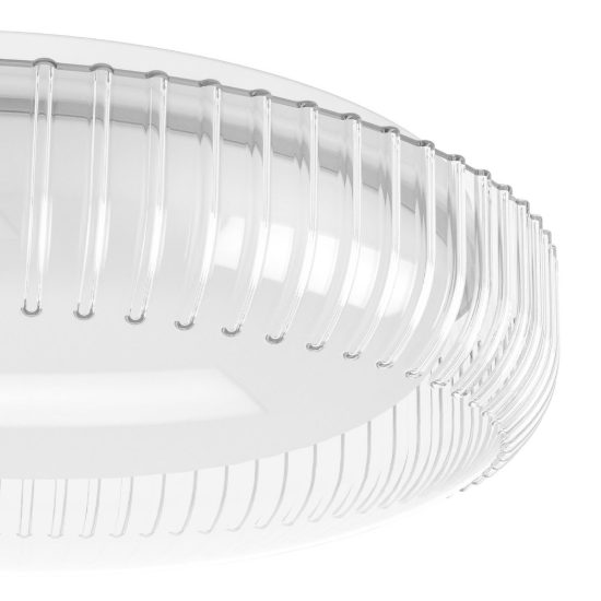 Eglo montedoro plafoniera led 12w cct 2700k 6500k 30cm per cucina moderna bianca