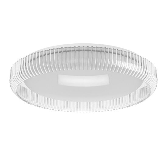Eglo montedoro plafoniera led 19,5w cct 2700k 6500k 40cm per ingresso moderna bianca
