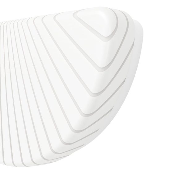 Eglo allerona applique led 12w cct 2700k 6500k 29cm per scala moderna bianca