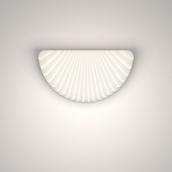 Eglo allerona applique led 12w cct 2700k 6500k 29cm per scala moderna bianca