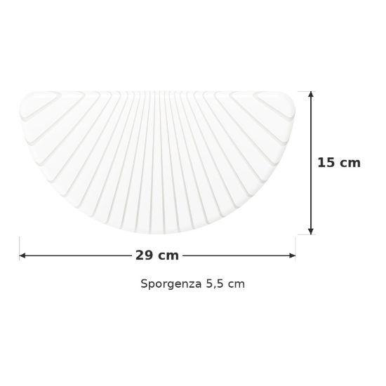 Eglo allerona applique led 12w cct 2700k 6500k 29cm per scala moderna bianca