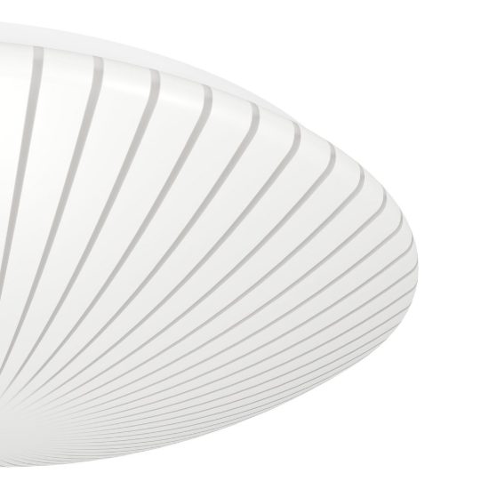 Eglo allerona plafoniera led 12w cct 2700k 6500k 30cm per cucina moderna bianca