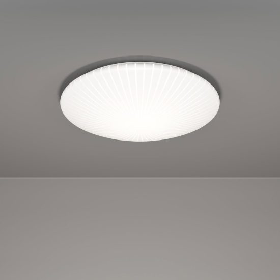 Eglo allerona plafoniera led 24w cct 2700k 6500k 40cm per ingresso moderna bianca