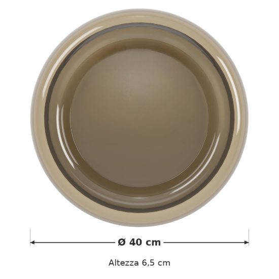 Eglo conistarino plafoniera led 19,5w cct 2700k 6500k 40cm per camera da letto moderna bianca e marrone doppio bordo