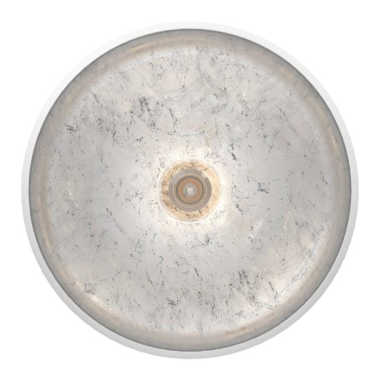 Eglo mogano plafoniera 40cm per camera da letto moderna bianca e argento
