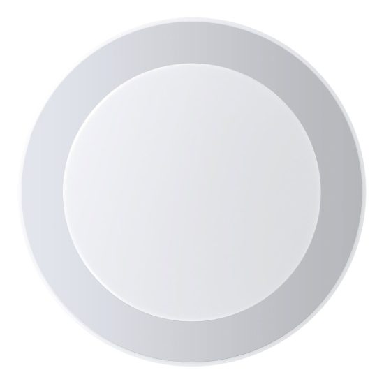 Eglo carpi plafoniera led 21,9w 3000k 38,5cm ip44 per bagno moderna bianca e cromo