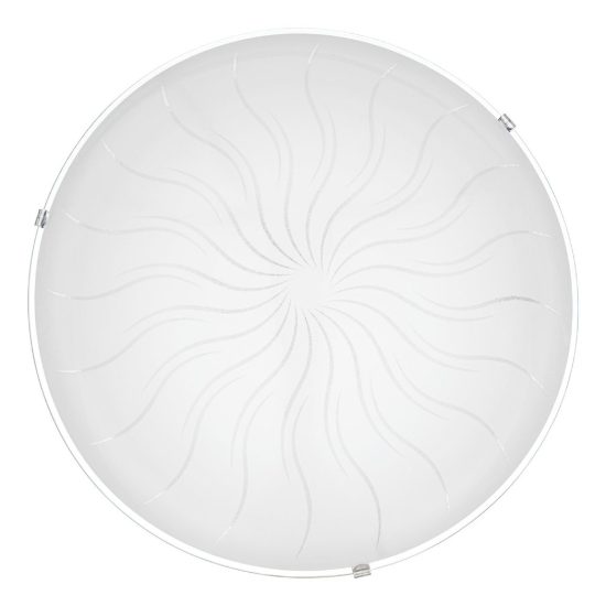 Eglo margitta 1 plafoniera led 10,8w 3000k 31,5cm per cucina moderna bianca