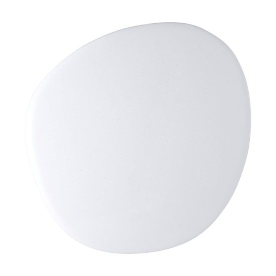 Eglo sileras plafoniera led 20,5w cct 2700k 6500k 45cm con telecomando per soggiorno moderna bianca