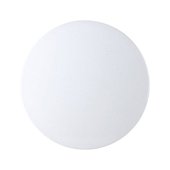 Eglo frania plafoniera led 10w 3000k 28cm per cucina moderna bianca effetto cristallo