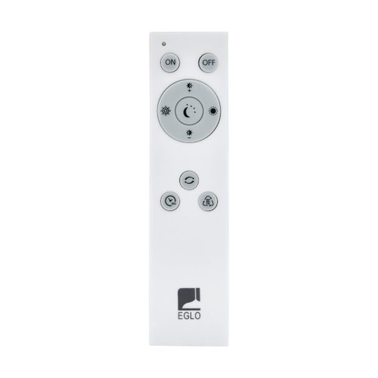 Eglo lanciano 1 plafoniera led 18,8w cct 3000k 5000k 40cm con telecomando per soggiorno moderna bianca
