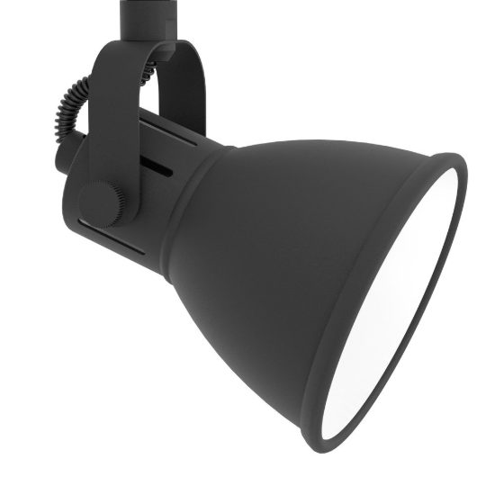 Eglo seras 2 plafoniera con 3 faretti gu10 led 8,4w 3000k orientabili 59,5cm per corridoio moderna nera