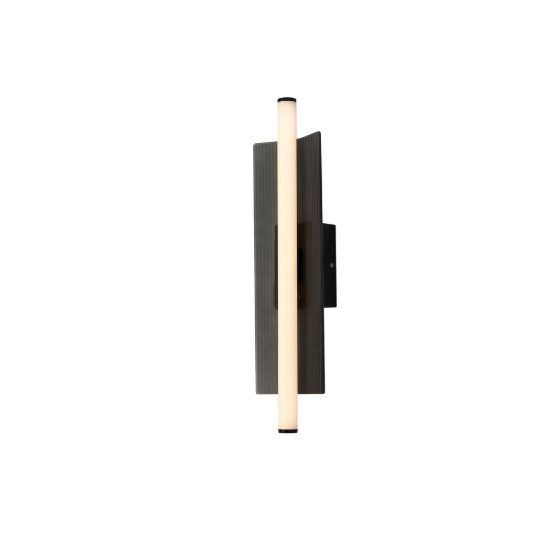 Applique per soggiorno nera led 10w cct 2700k 5000k dimmerabile 15cm