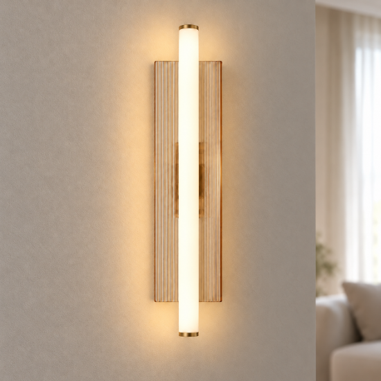 Applique oro per soggiorno led 10w cct 2700k 5000k dimmerabile 15cm