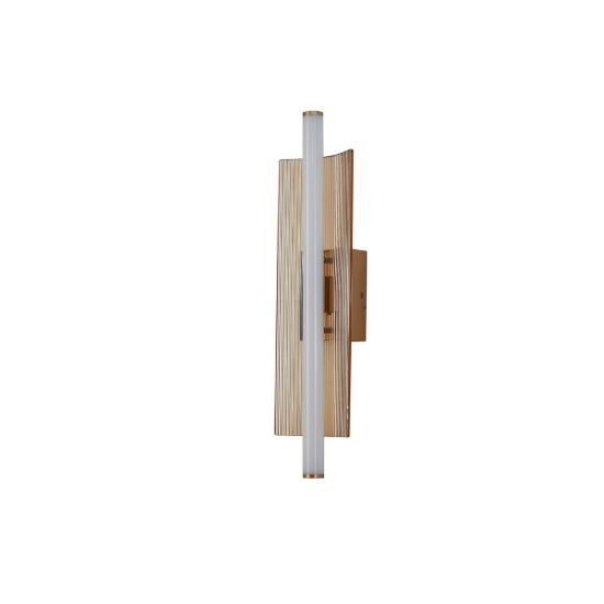 Applique oro per soggiorno led 10w cct 2700k 5000k dimmerabile 15cm