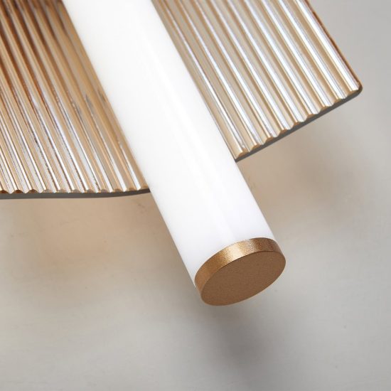 Applique oro per soggiorno led 10w cct 2700k 5000k dimmerabile 15cm