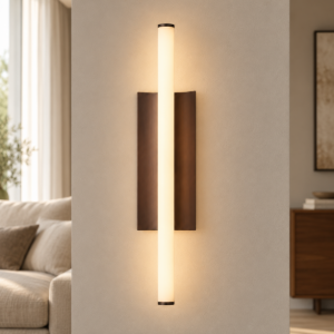 Applique led 10w cct 2700k 5000k dimmerabile 15cm per salotto marrone scuro spazzolato