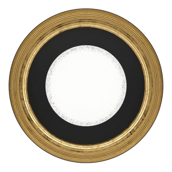 Eglo canicosa 2 plafoniera led 28w cct 2700k 6500k 49,5cm con telecomando per soggiorno moderna nera e oro