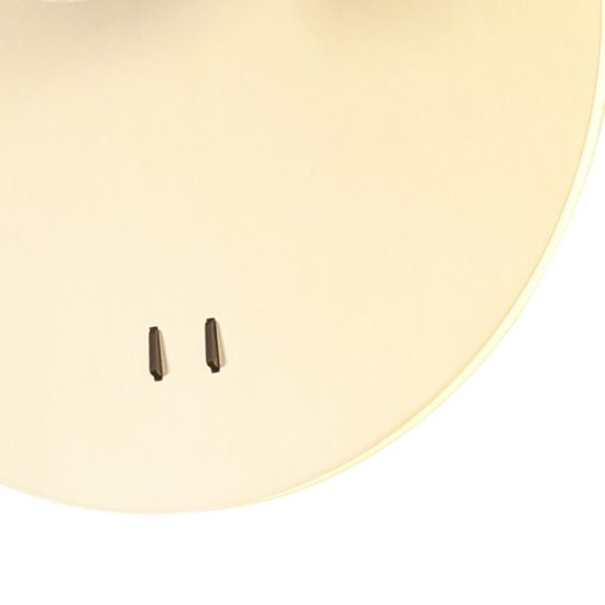 Applique da comodino per camera da letto cono oro spazzolato led 2700k